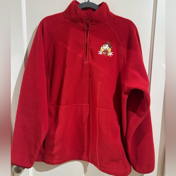 Tops - Disney 1/4 zip Fleece Jacket Size adult XL
In good condition
